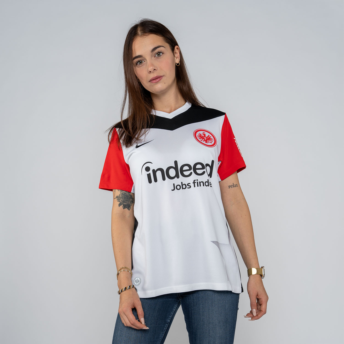 Eintracht Frankfurt FC Shop – damen trikot heim 24 das heimtrikot der saison 202425 für damen – hasebe für echte Fans
