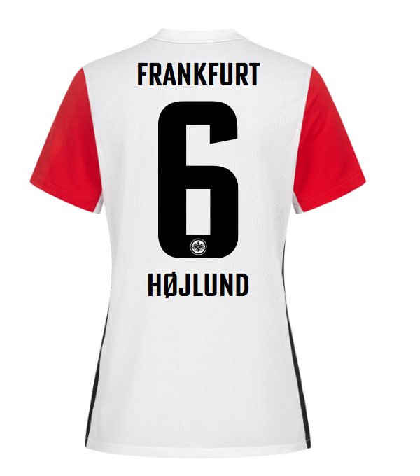 Eintracht Frankfurt FC Shop – damen trikot heim 24 das heimtrikot der saison 202425 für damen – hØjlund für echte Fans