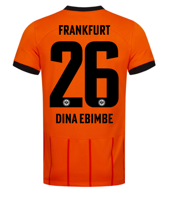 Eintracht Frankfurt FC Shop – trikot ausweich 24 das männer-ausweichtrikot für die saison 202425 – dina ebimbe für echte Fans