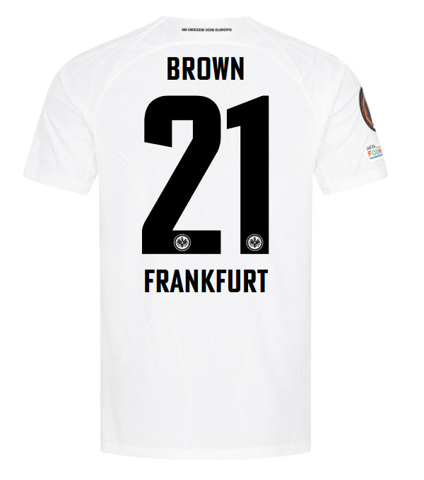 Eintracht Frankfurt FC Shop – trikot europa 24 unser trikot für die uefa europa league 2024 – brown für echte Fans